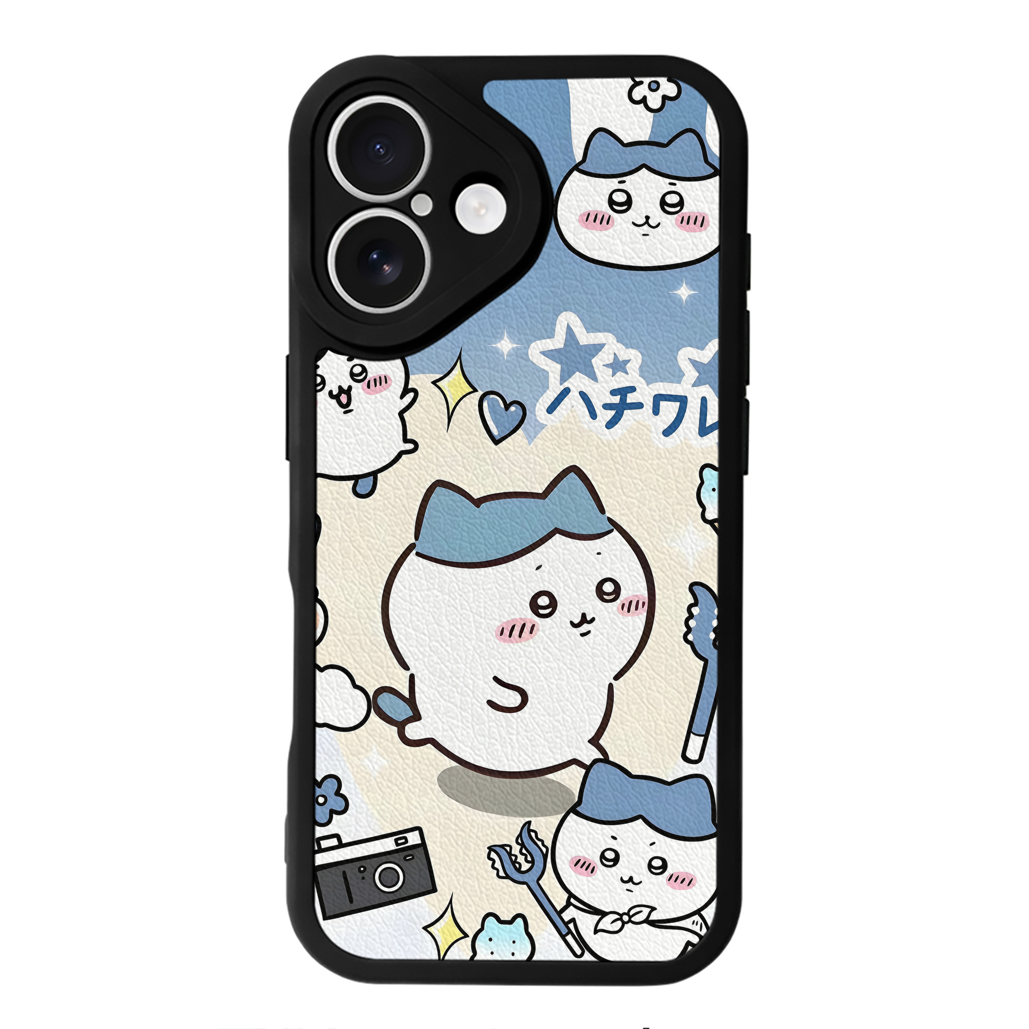 （画像用） ちいかわ Chii-kawa 【iPhone 16シリーズ対応】シリコンスマホケース（レザー調） 材質：シリコン